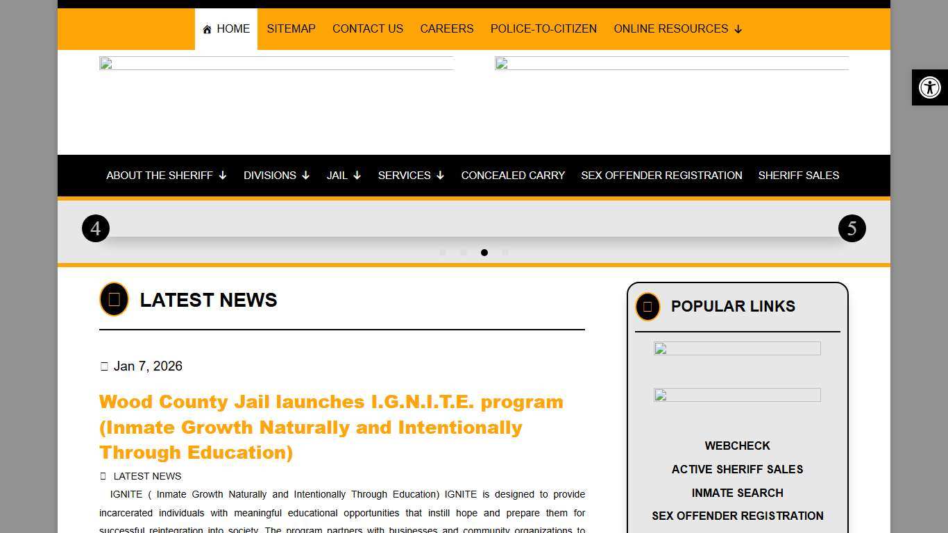 Wood County Sheriff's Office - Sheriff Mark Wasylyshyn | Wood County Sheriff's Office - Sheriff Mark Wasylyshyn